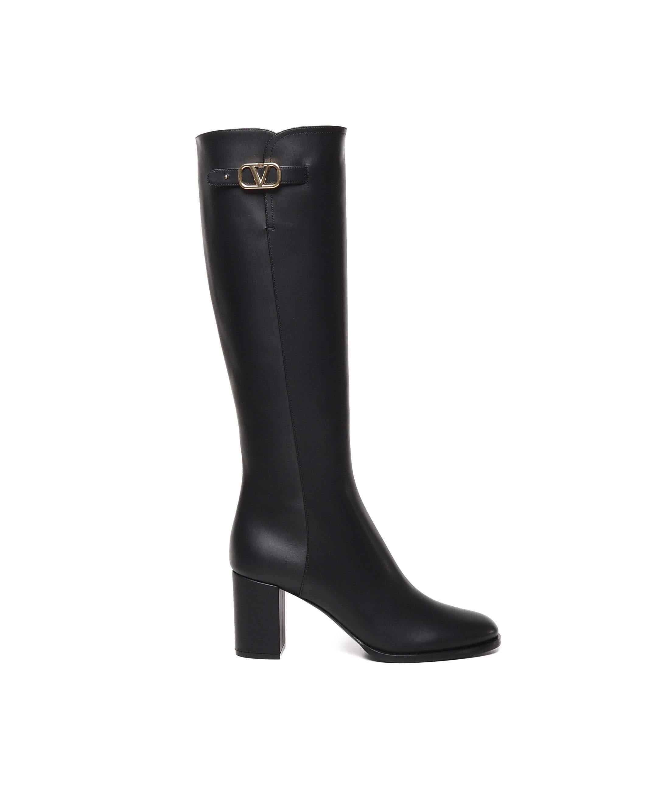Stivali VLogo Signature in pelle di vitello 5W2S0HY0 DSH0NO VALENTINO GARAVANI 