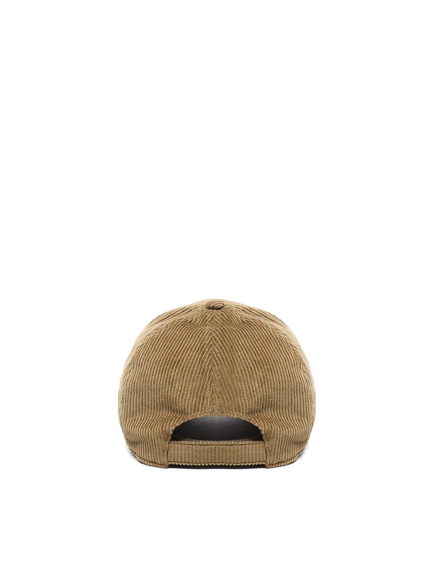 Cappello da baseball in velluto a coste 5HC179 2F81F0401 MIU MIU 