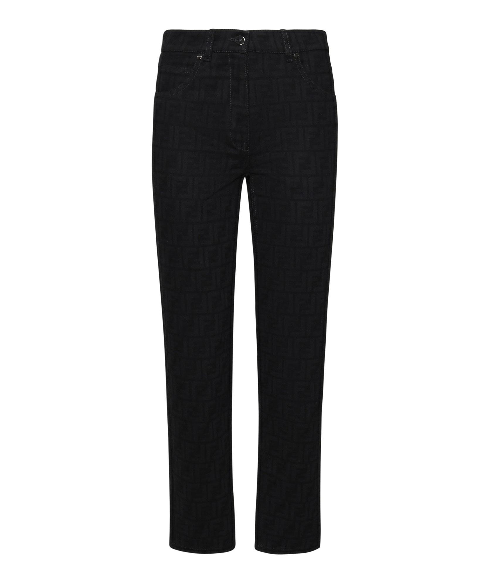 Jeans ff black in denim di cotone FLP851 AT1BF0GME FENDI 