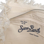 Borsa Vanity in canvas con twill removibile VANI045 09243L MC2 SAINT BARTH 