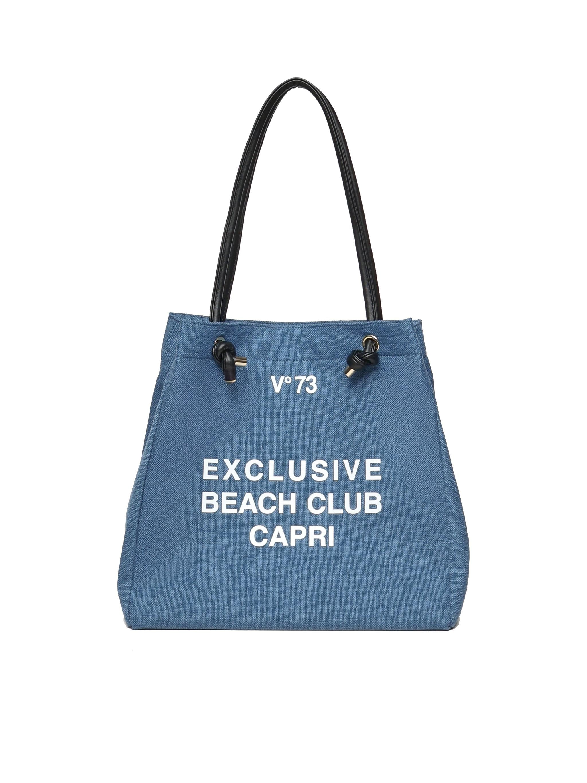 Borsa shooping Beach Club 73BS92701 BEACH CLUBDENIM/NERO V° 73 