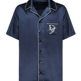 Camicia con ricamo logo G5LH3Z FU1AUB6712 DOLCE & GABBANA 