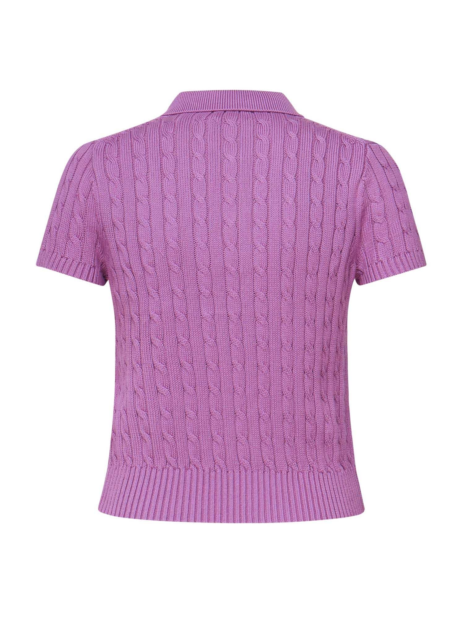 Polo cropped a trecce<BR/> 211972118 002 POLO RALPH LAUREN 