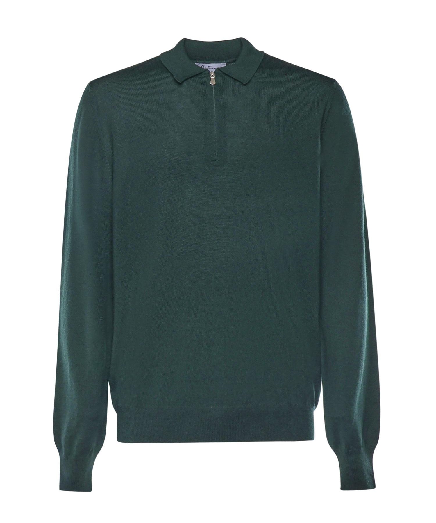 Maglia in lana con colletto polo 14290 55125464 GALIANO 