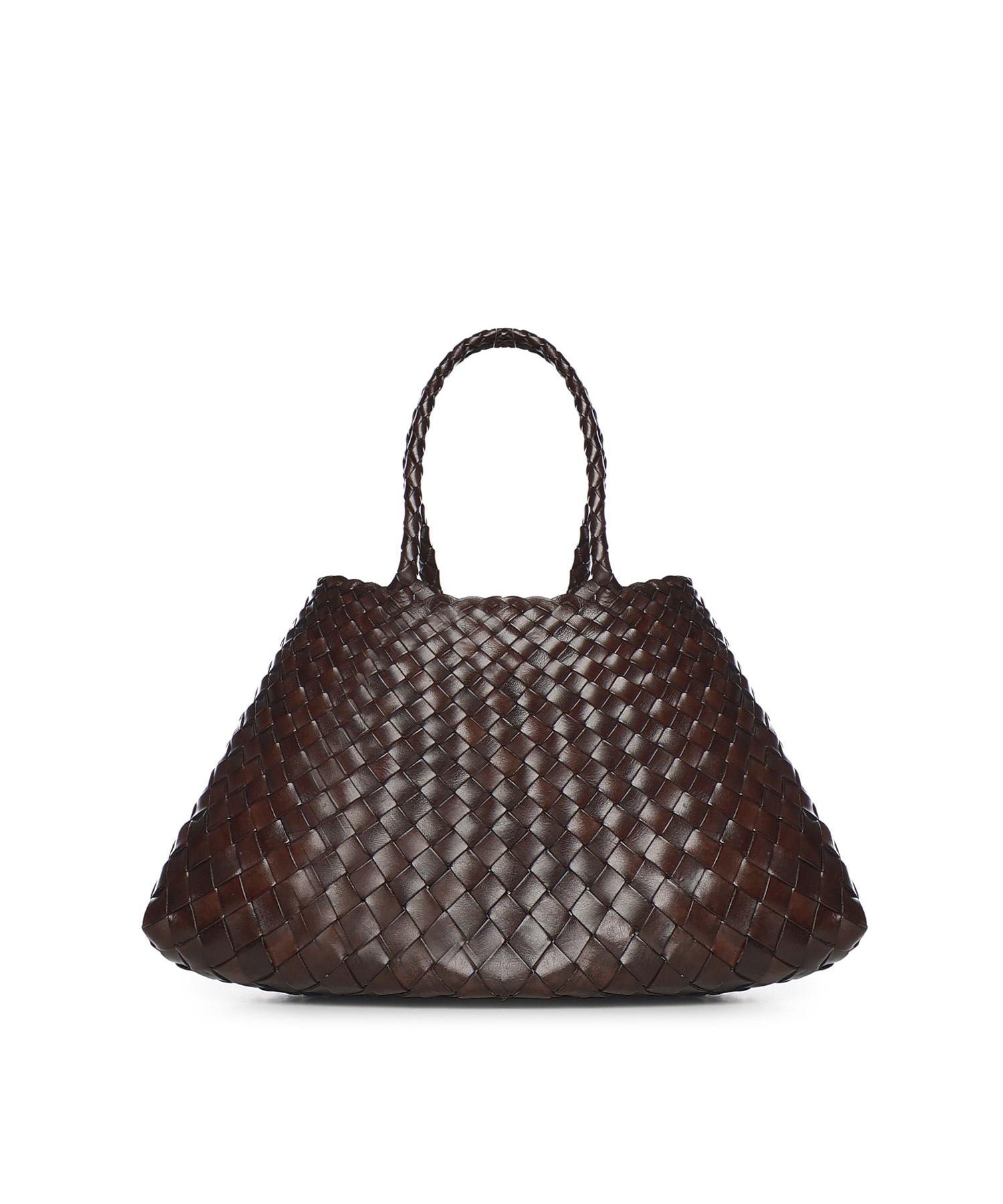 Borsa Santa Croce small in pelle 8893 DK BROWN DRAGON DIFFUSION 