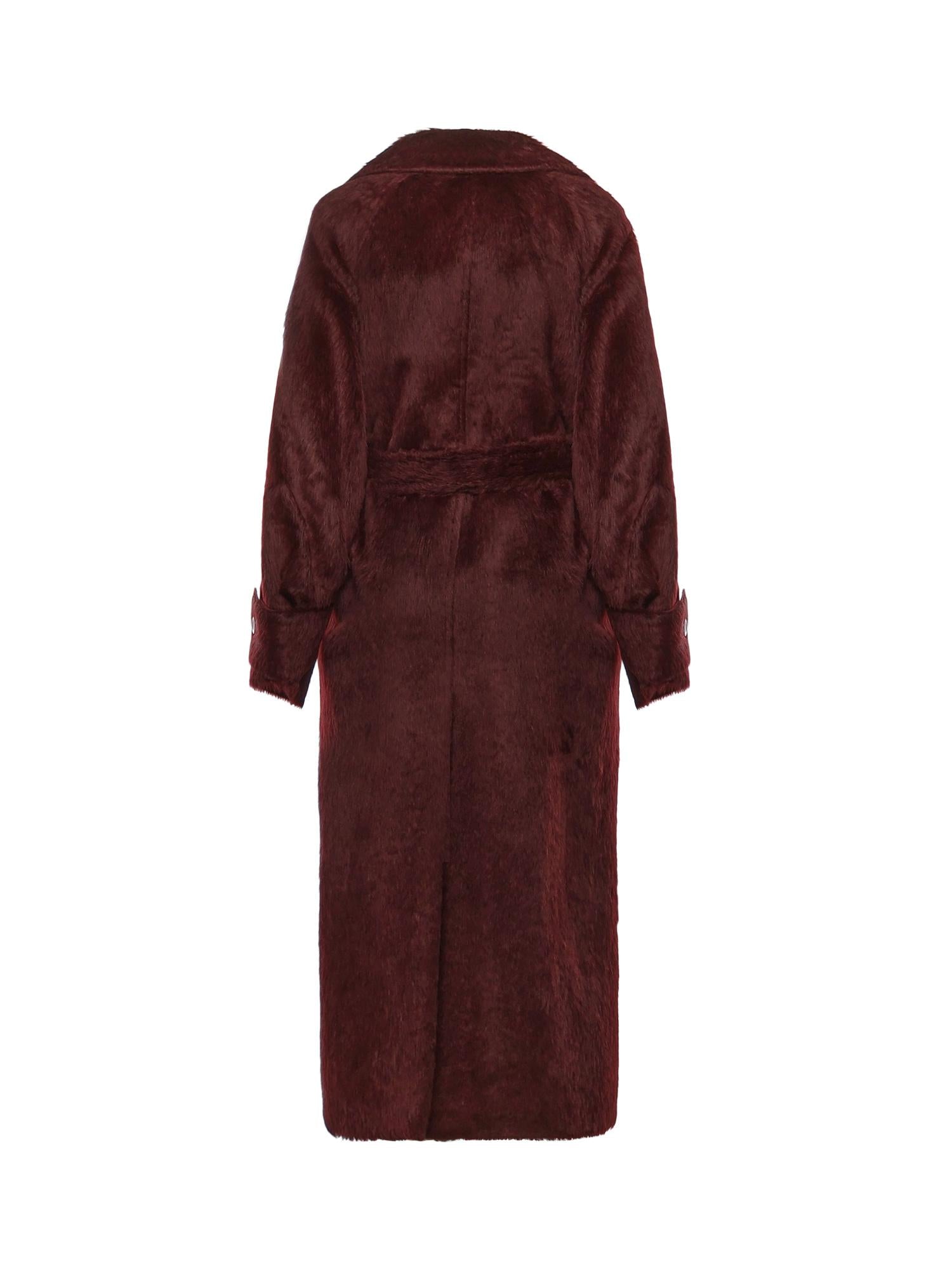 Cappotto lungo in alpaca e lana 2521016373600 003 MAX MARA 