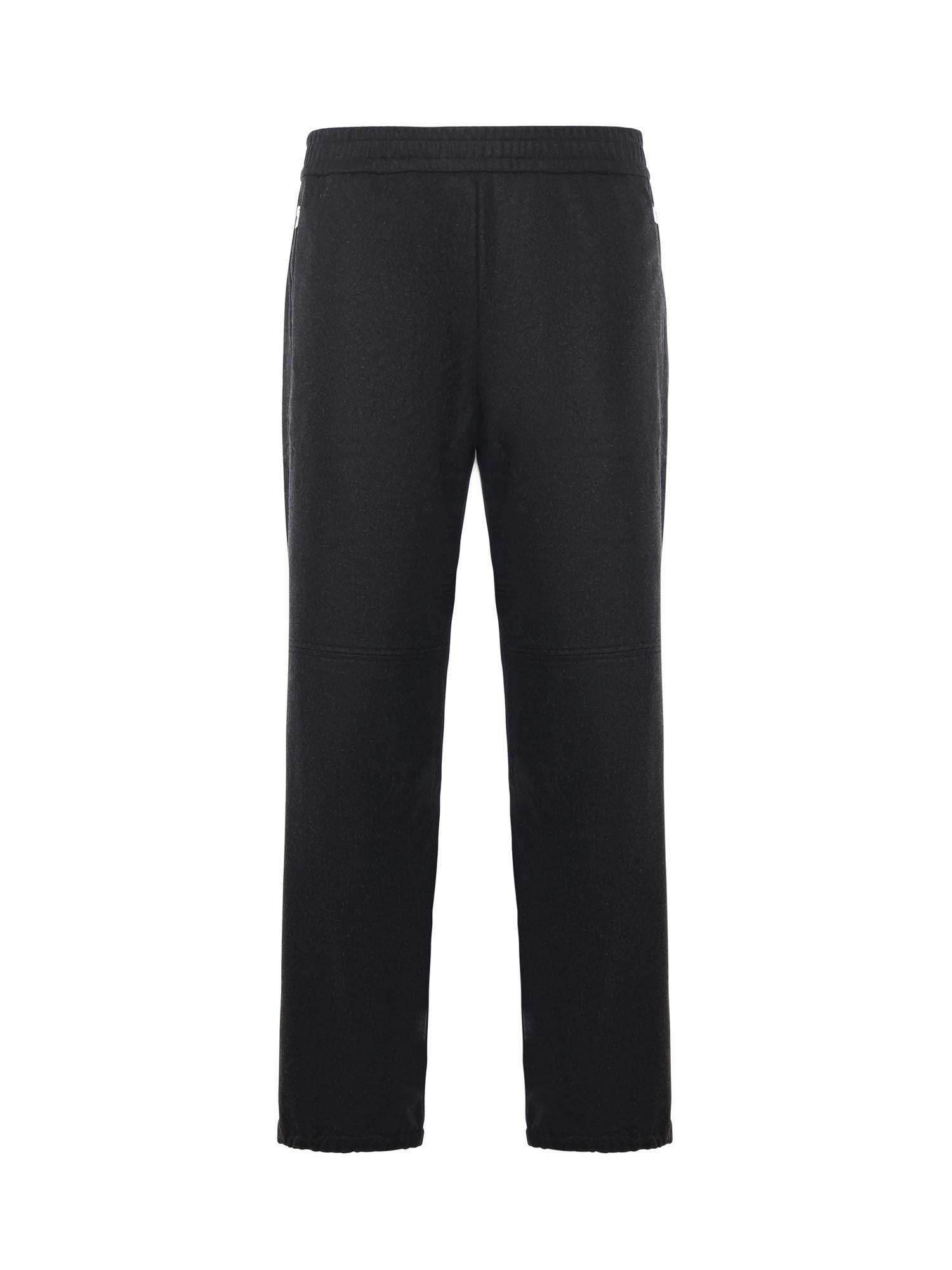 Pantaloni jogging in cashmere FAB935 AVINF0TY6 FENDI 