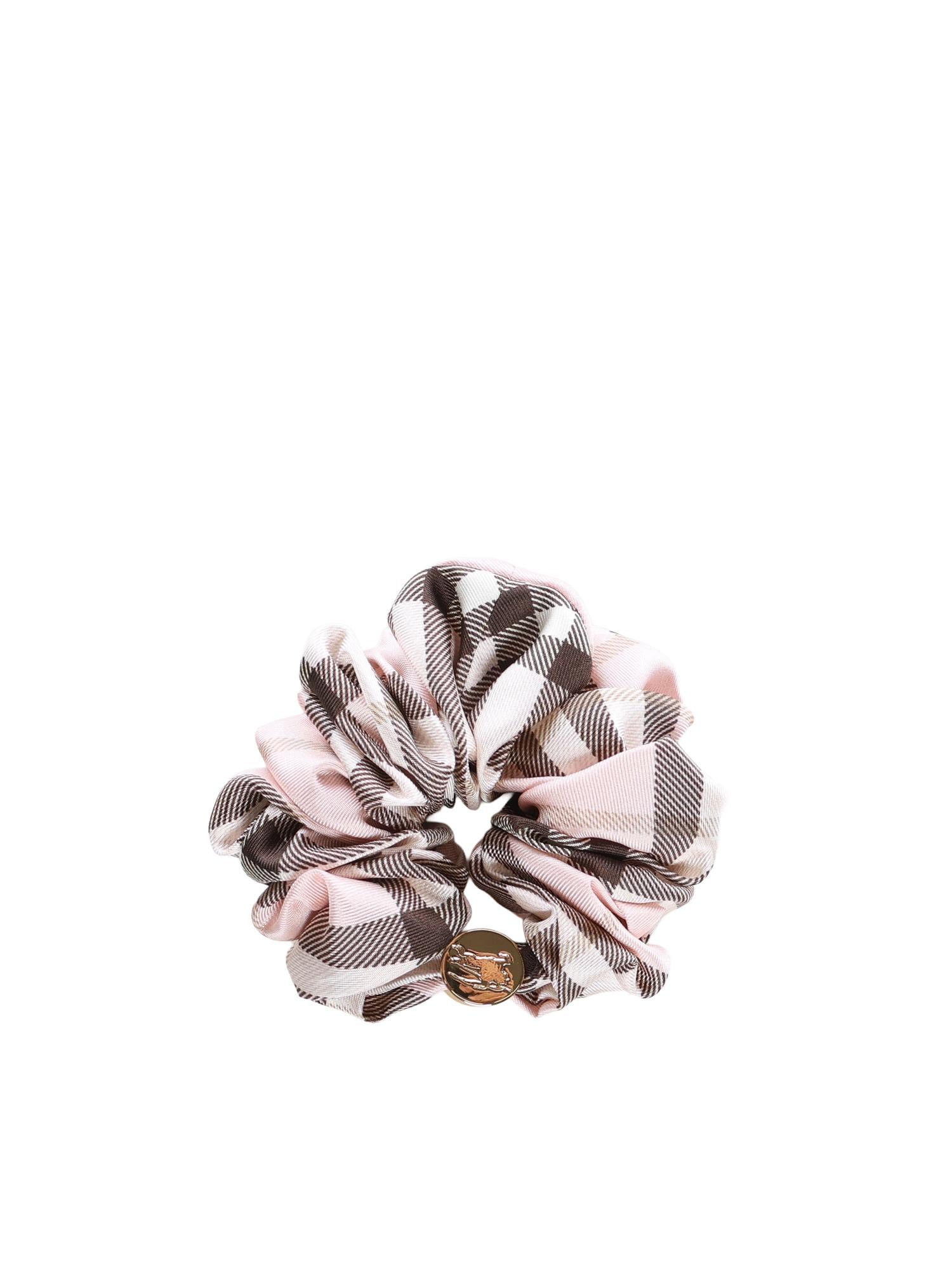 Scrunchie in seta Check 8119727 C2902 BURBERRY 