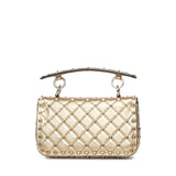 Borsa Rockstud Spike in nappa laminata 7W2B0123 IEWCES VALENTINO GARAVANI 
