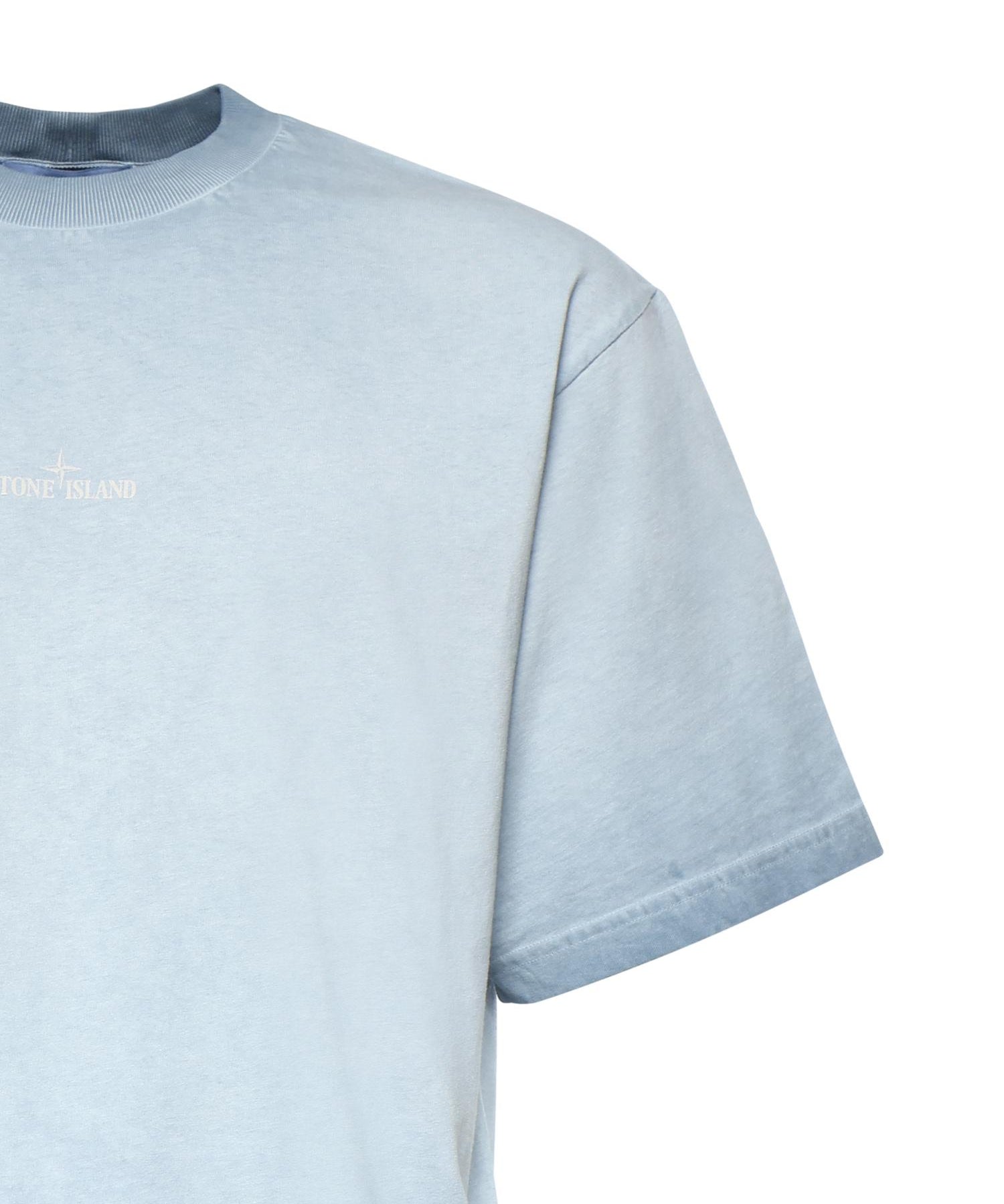 T-shirt con stampa Erosion in jersey di cotone L1S152100002 S0366V004A STONE ISLAND 