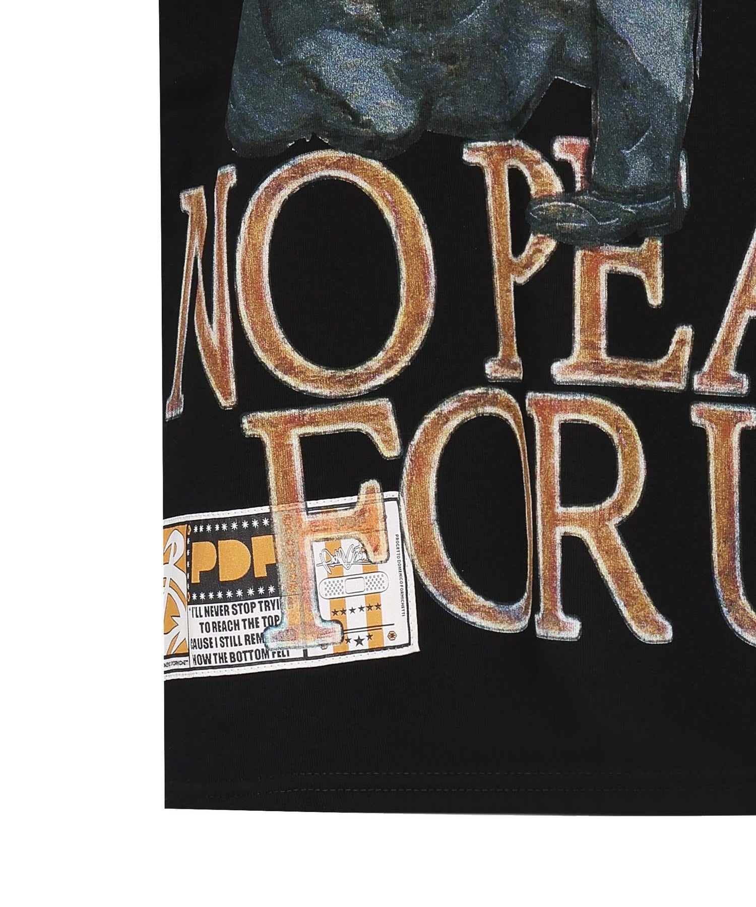 T-shirt con stampa DFM54029TJ110 NO WASH BK/GA PDF CHANNEL 