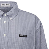 Camicia in popeline MK1659 1805F0008 MIU MIU 