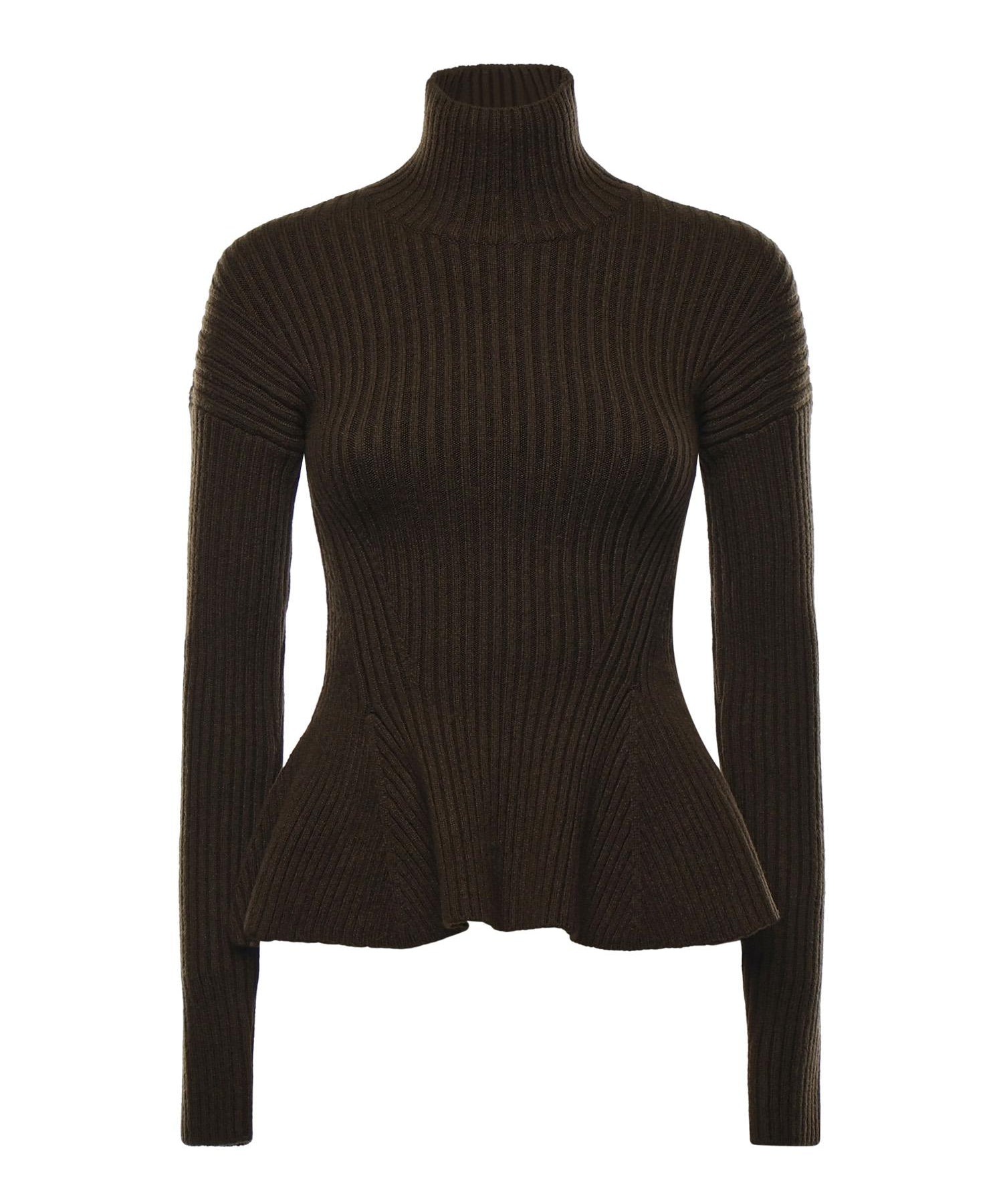 Dolcevita a peplo in lana e cashmere 2521366483600 006 MAX MARA 