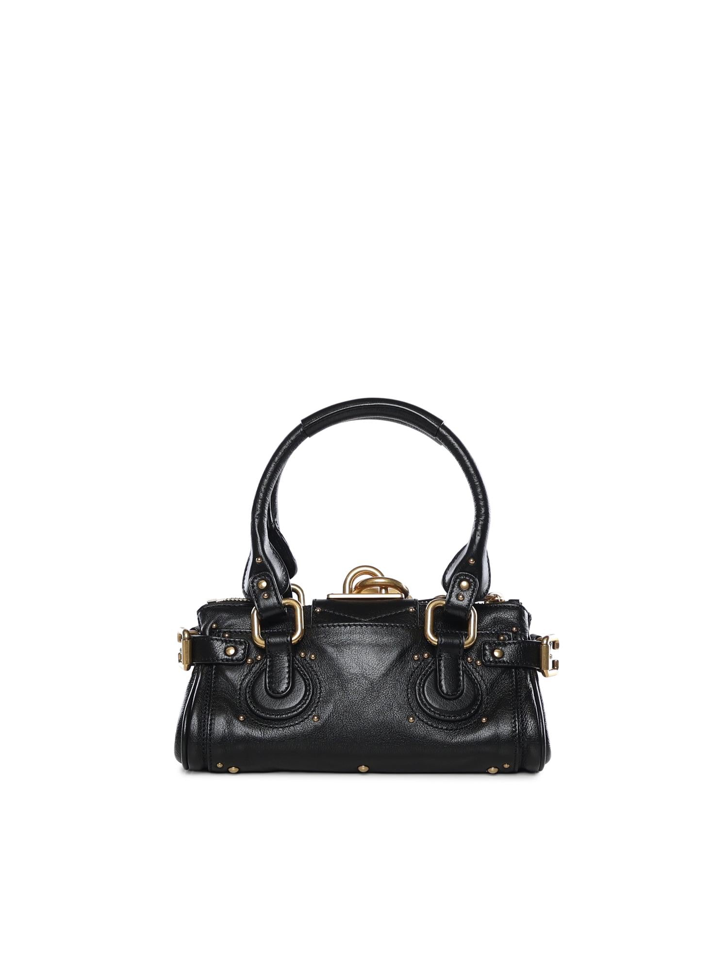 Borsa Paddington piccola in pelle granata CH26SS805P75 001 CHLOÉ 