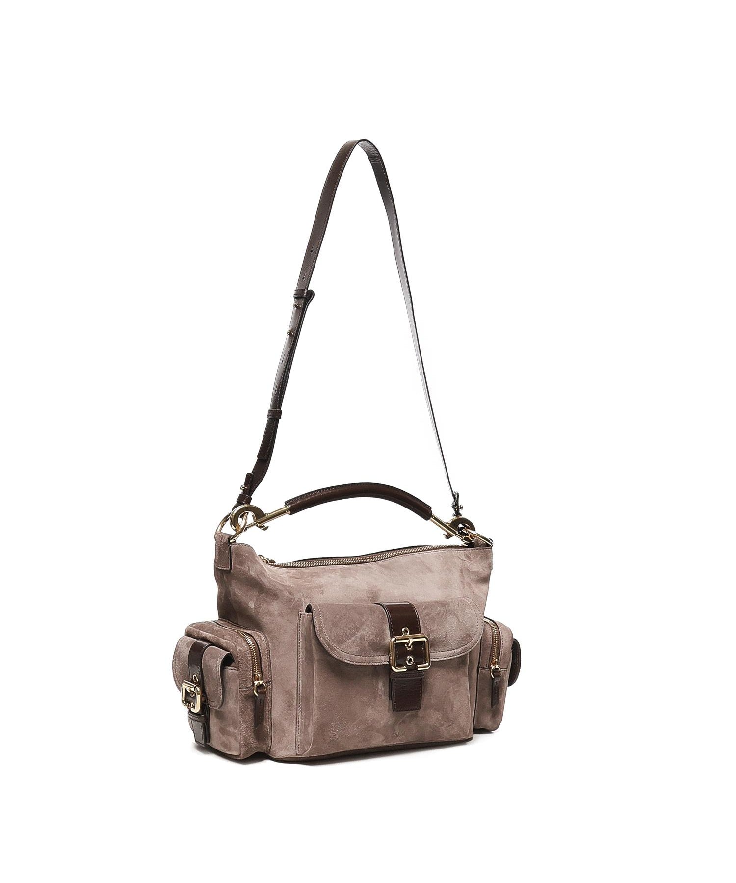 Camera bag in pelle scamosciata CHC25US533P37 080 CHLOÉ 