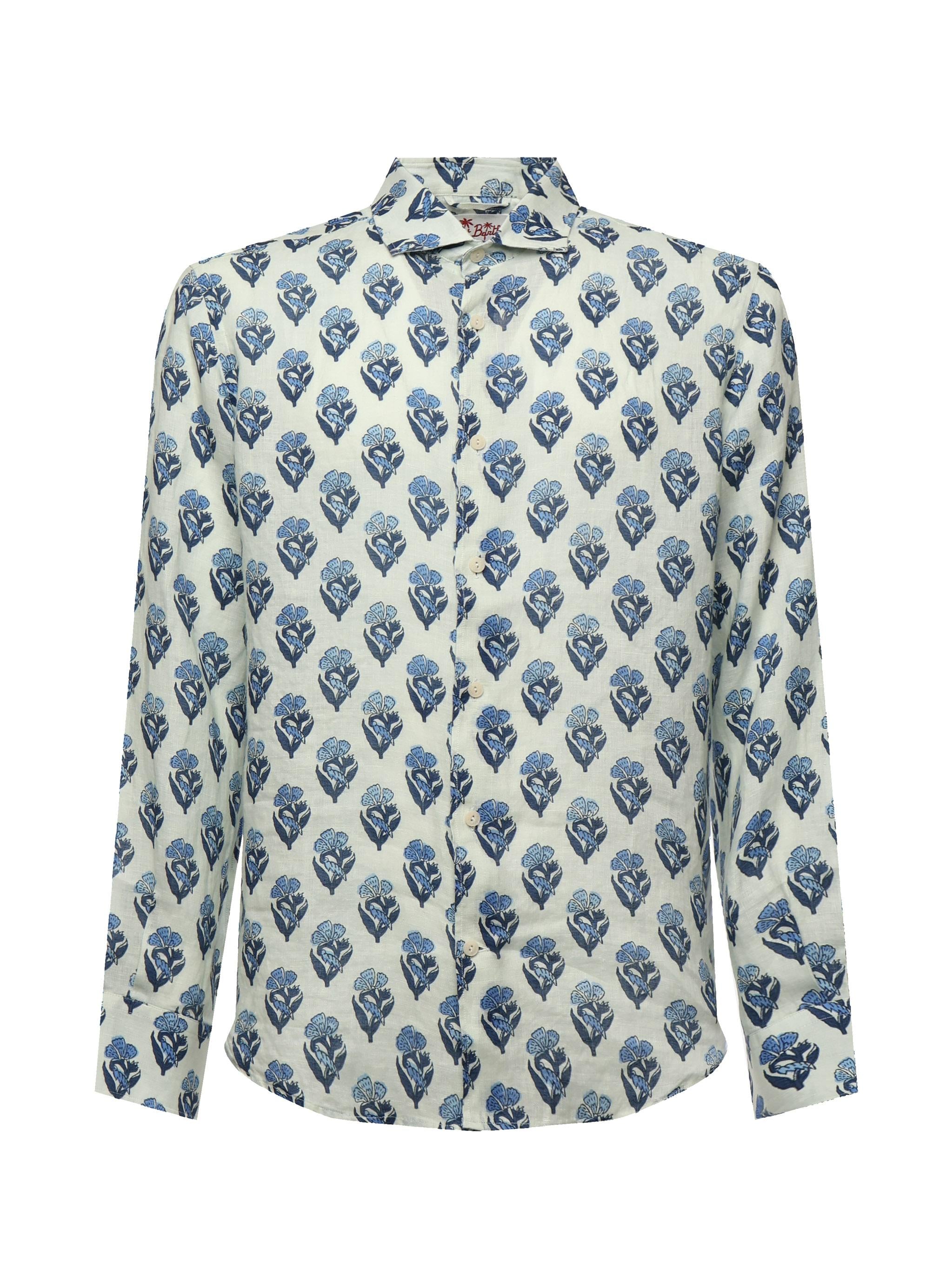 Camicia Pamplona con stampa PAMP001 01911H MC2 SAINT BARTH 