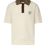 Polo in maglia traforata KPO206CO292 OW Drôle de Monsieur 
