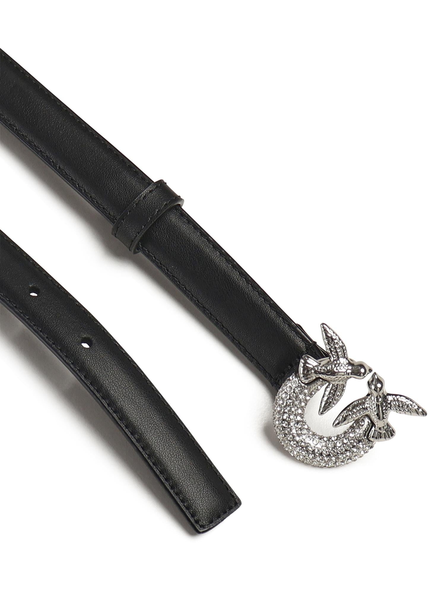 Cintura in pelle con logo 105876 A0F1Z99N PINKO 