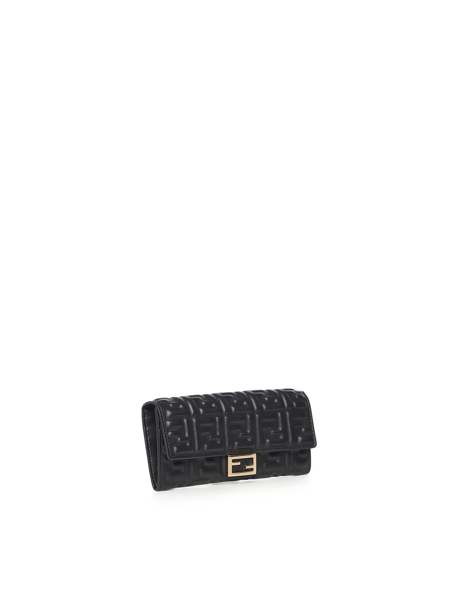 Portafoglio continental Baguette in pelle 8M0365 AAJDF0KUR FENDI 