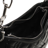 Borsa trapuntata con logo<BR/> JC4152PP1MLA0 00B LOVE MOSCHINO 