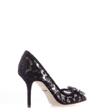 Décolleté Rainbow in pizzo con broche<BR/> CD0101 AL19880999 DOLCE & GABBANA 