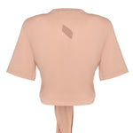 T-shirt cropped in cotone 26SSNTP-0002 POLVERE NINEMINUTES 