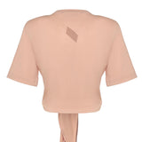 T-shirt cropped in cotone 26SSNTP-0002 POLVERE NINEMINUTES 