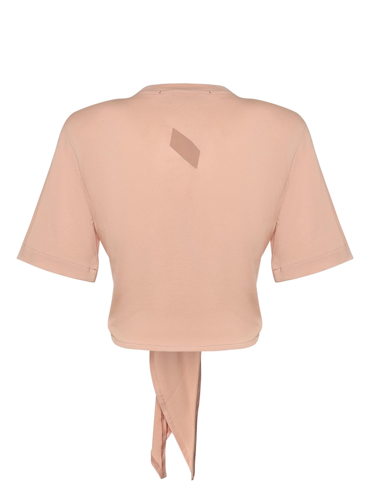 T-shirt cropped in cotone 26SSNTP-0002 POLVERE NINEMINUTES 