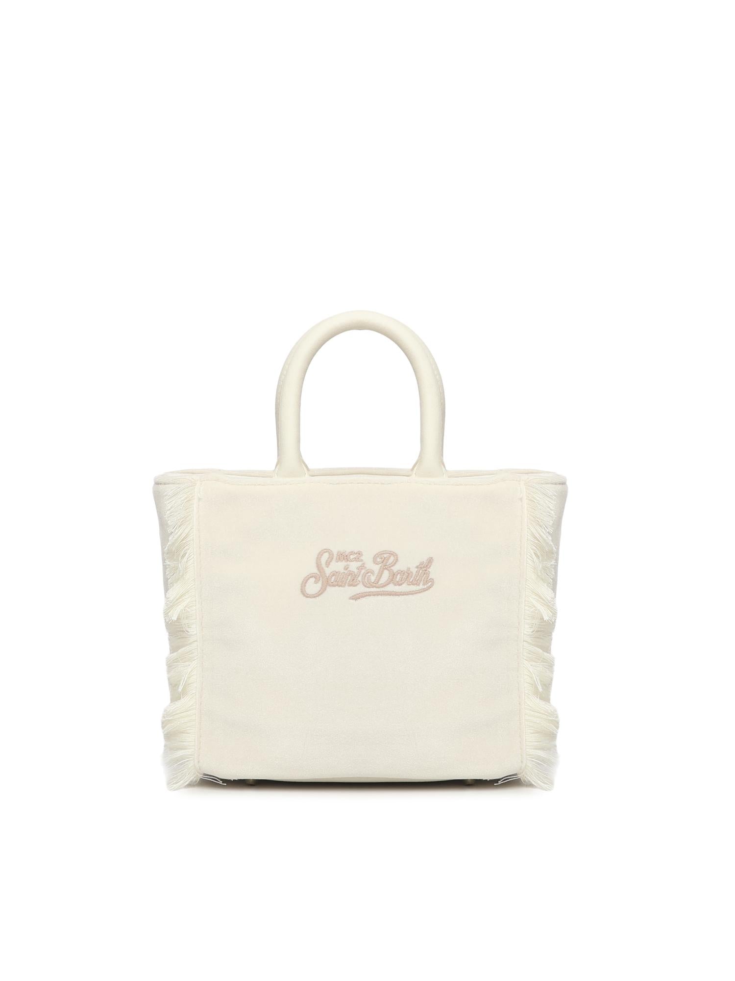 Mini bag Vanity velvet con logo VAMI027 01320I MC2 SAINT BARTH 