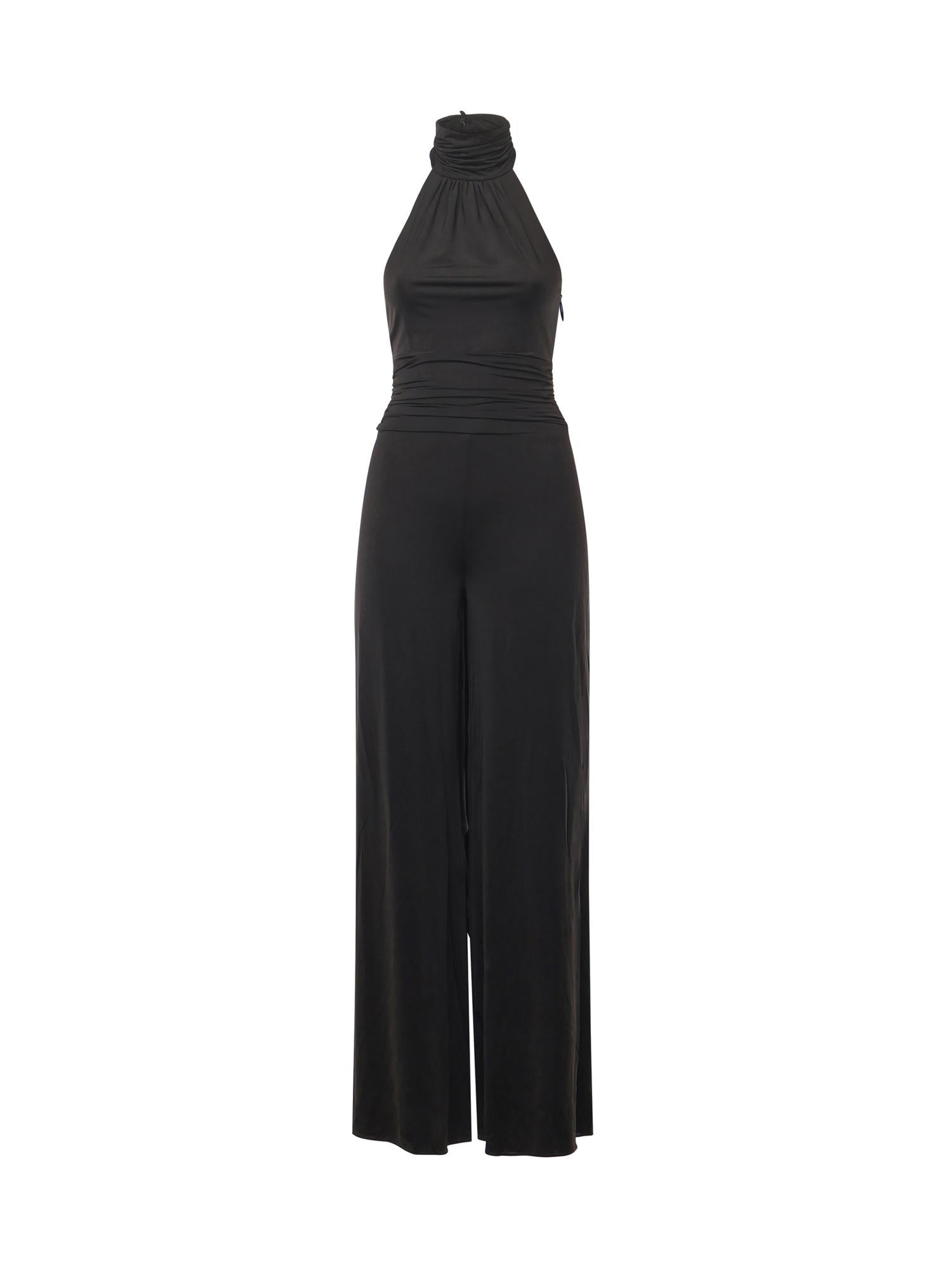 Tuta gamba larga Olivia 5BGD16 6259AJBLK MARCIANO BY GUESS 