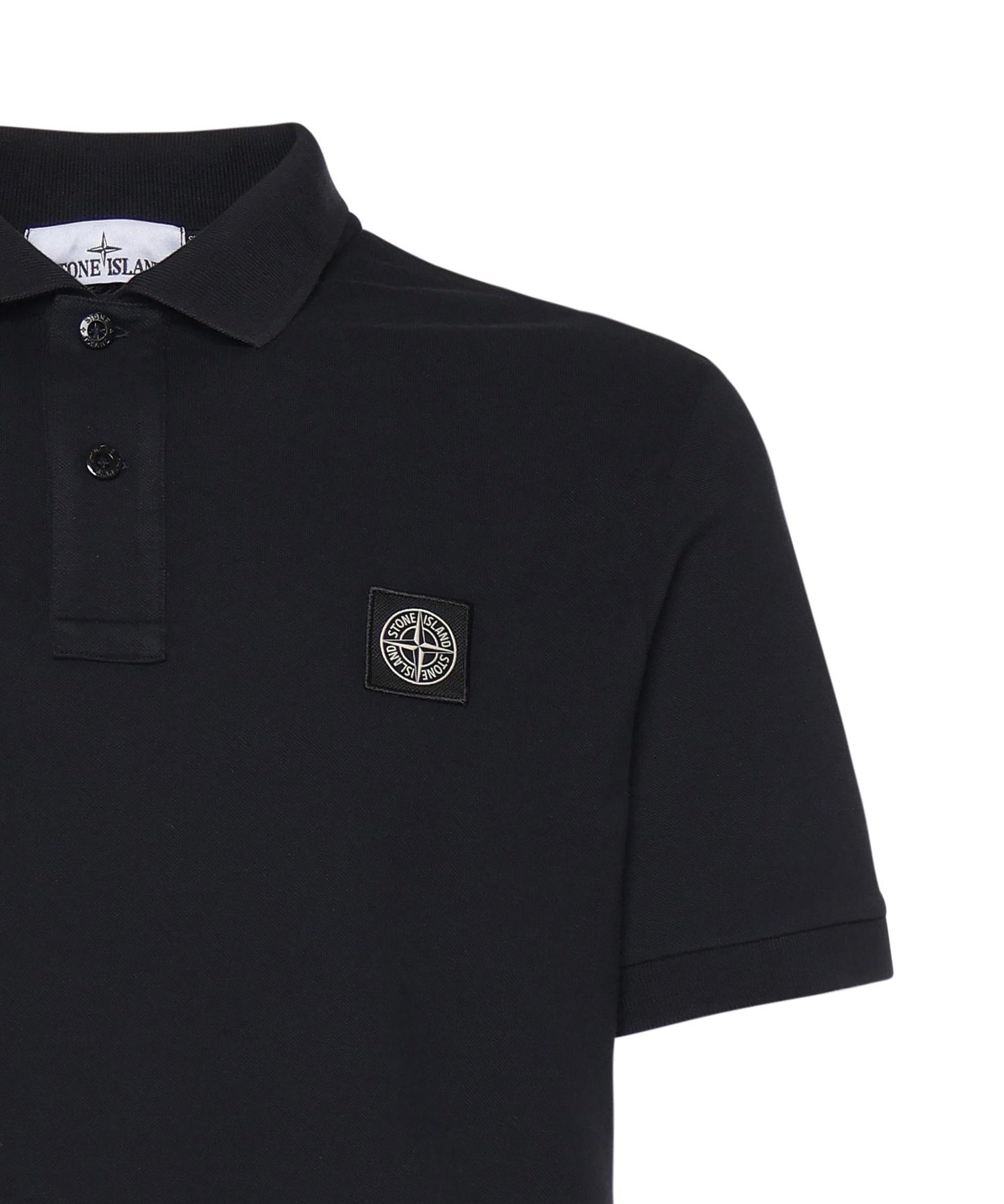 Polo in cotone con logo L1S152200008 S0017V0020 STONE ISLAND 