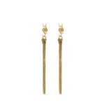 Orecchini in metallo con nappina Cassandre 803195 Y15008030 SAINT LAURENT 