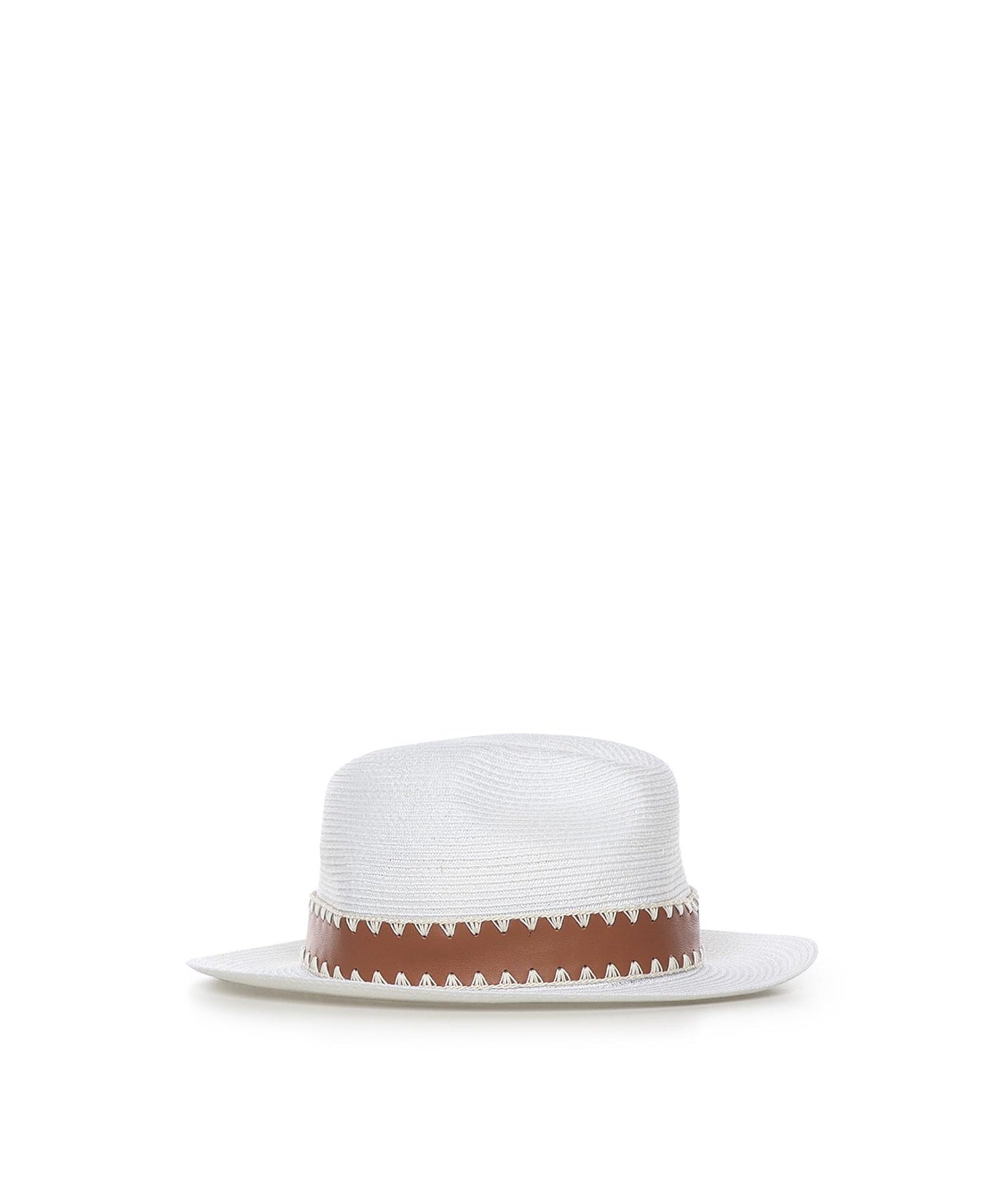 Cappello in abaca M77CPLM12TES0M118 01 ELEVENTY 