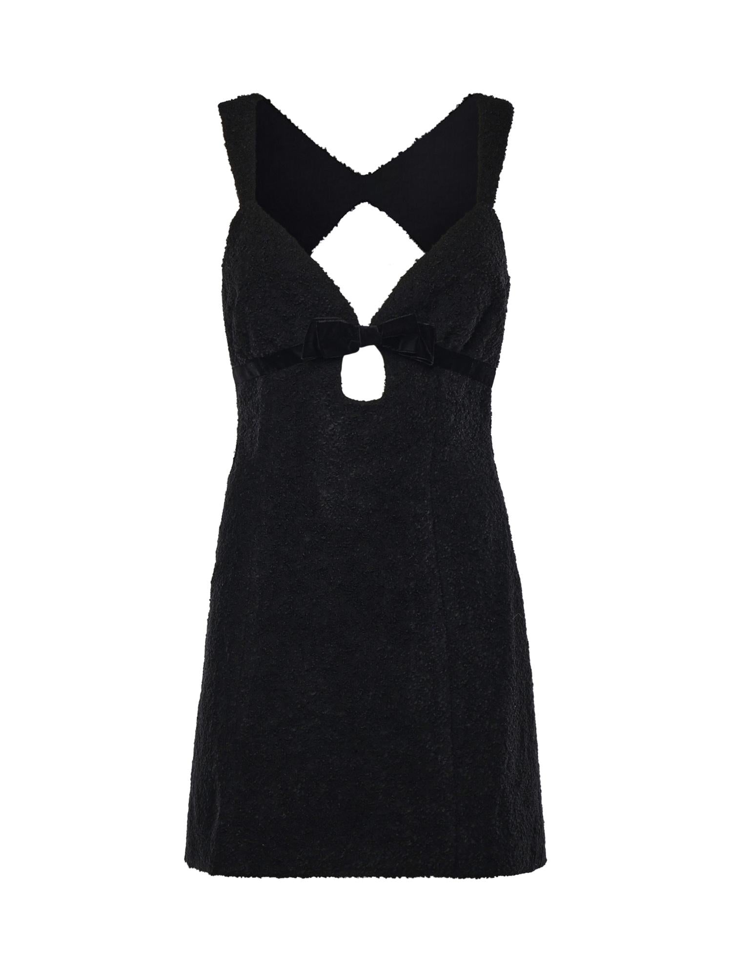 Mini abito Bonnie in bouclé CD3911 BLACK FOR LOVE & LEMONS 