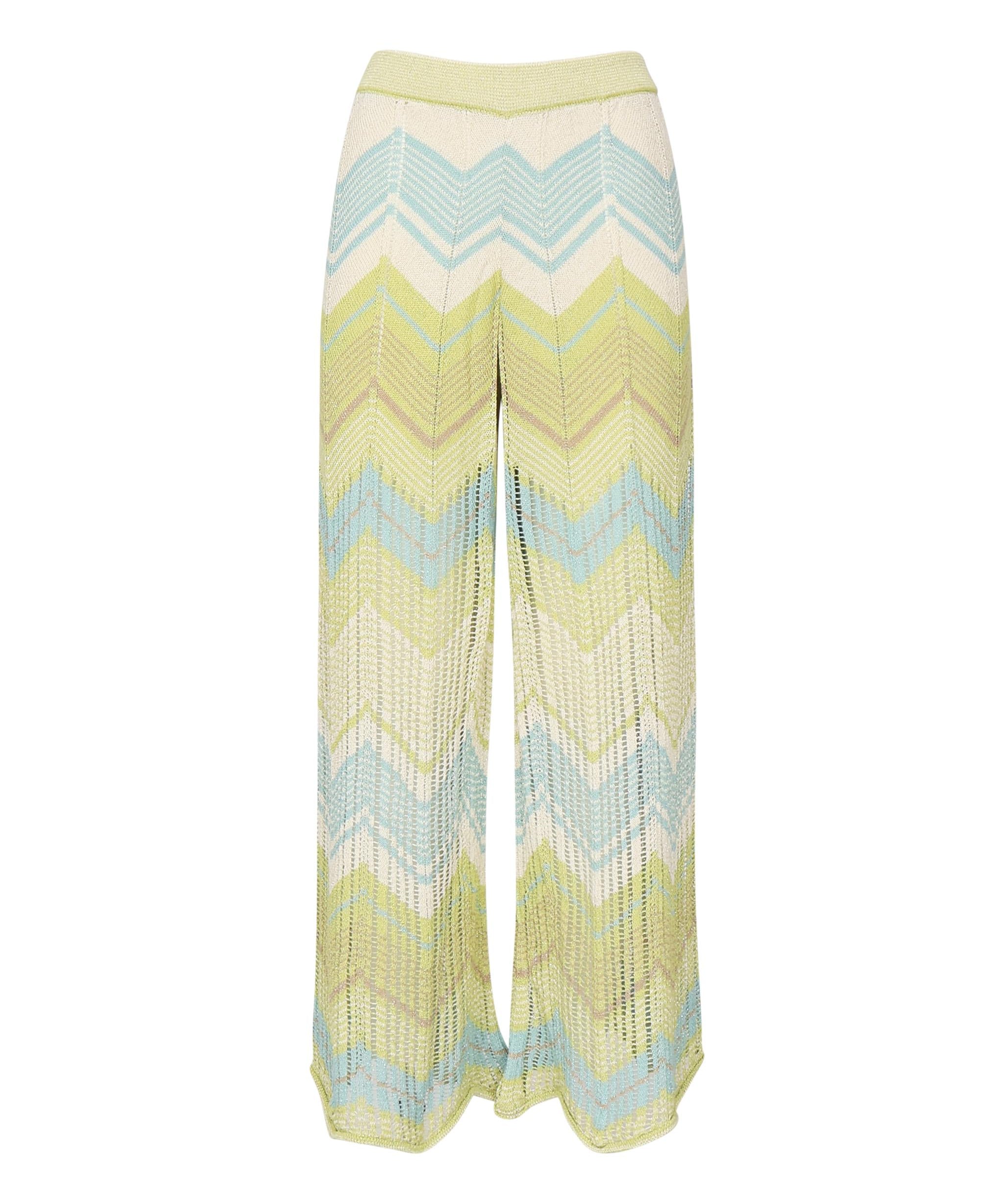 Pantalone in maglia traforata<BR/> PTKD09054  INSPIRED BY AKEP 