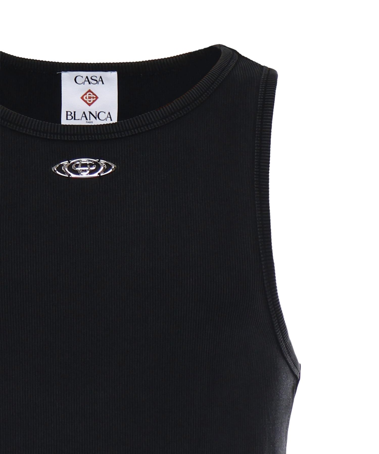 Canotta Faded Ribbed in cotone MSP26JTS057 01 CASABLANCA 