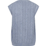 Gilet in cotone<BR/> B9D0038 86M AMARANTO 
