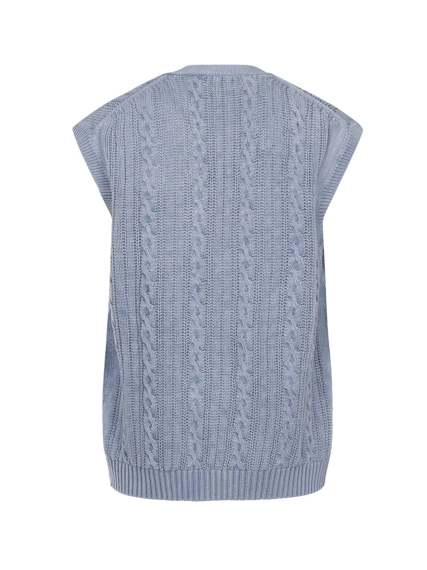 Gilet in cotone<BR/> B9D0038 86M AMARANTO 