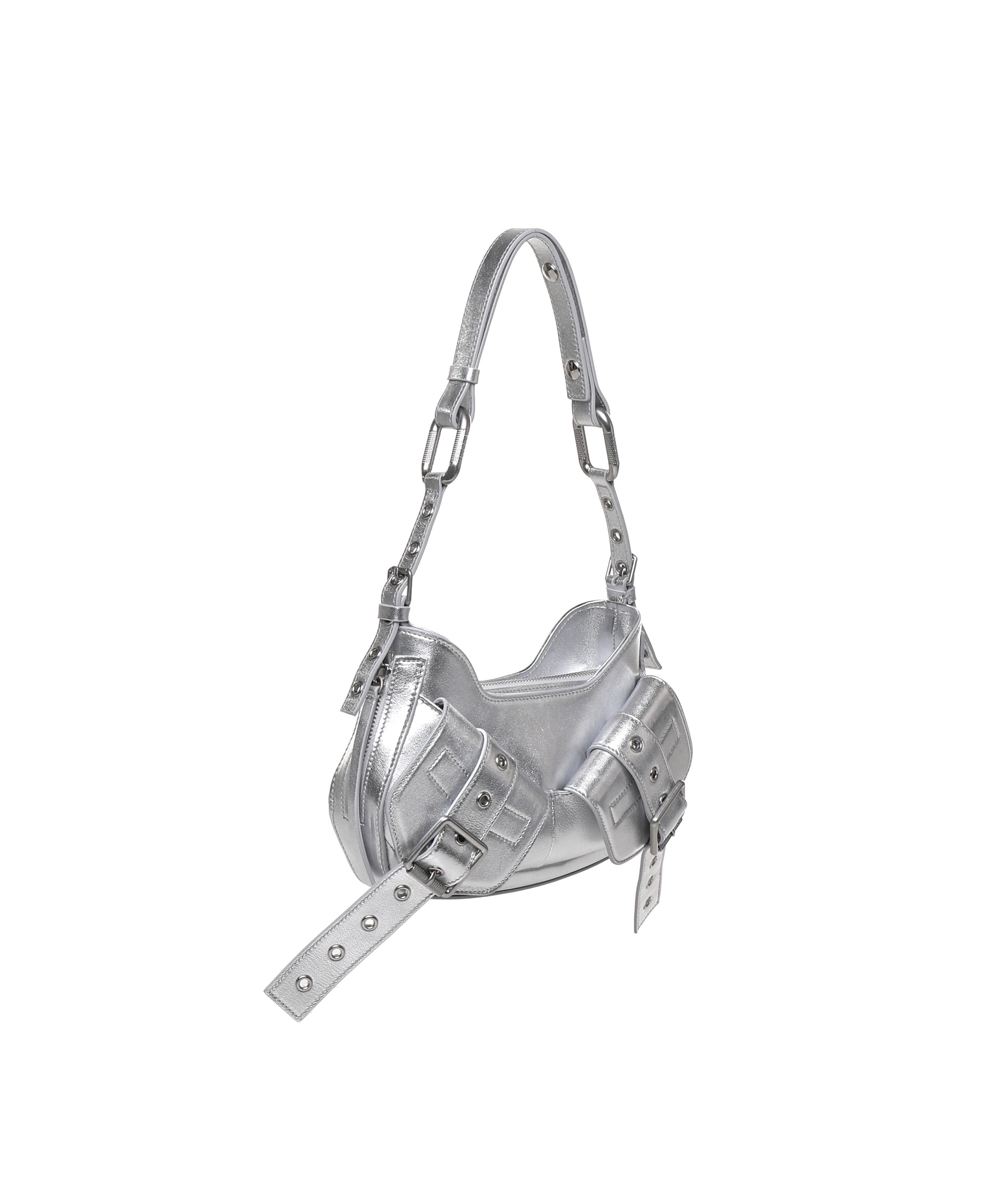 Borsa a spalla Y2K.002 FBBP70002LAM -ARGENTO/NIKEL BIASIA 