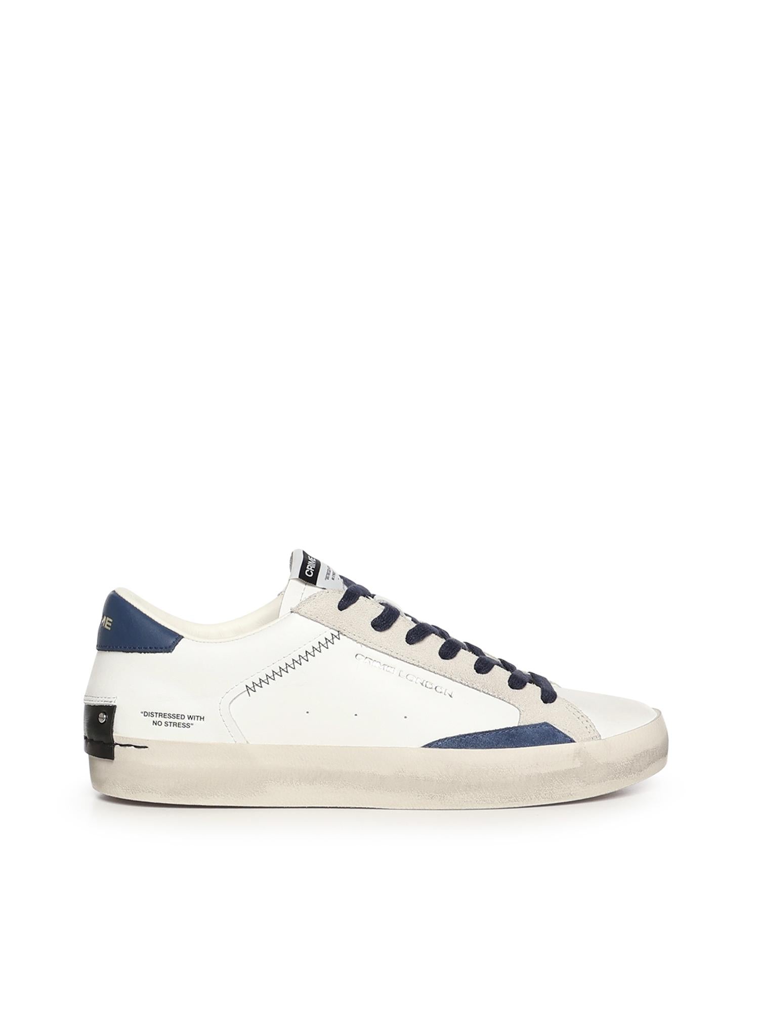 Sneaker Distressed Lo 19003PP8B WHITE CRIME LONDON 