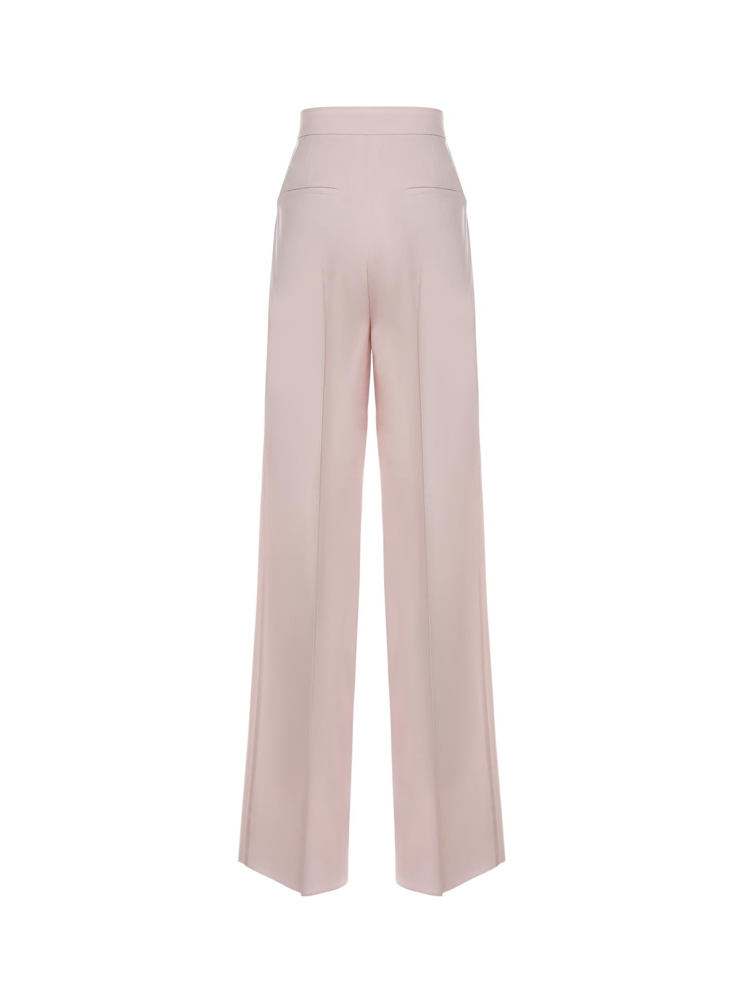 Pantalone largo in lana mohair e seta 2611131201600 022 MAX MARA 