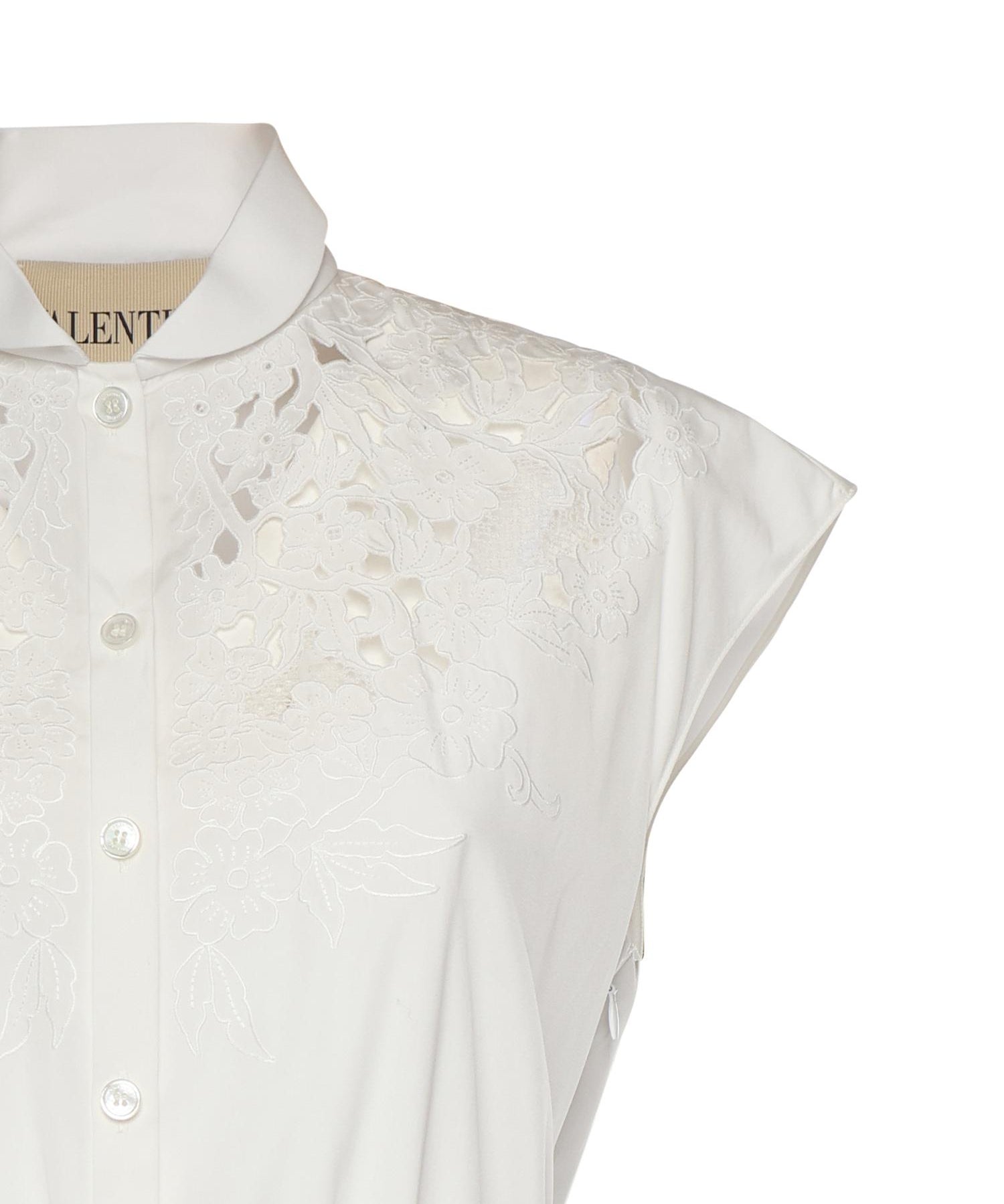 Abito midi in popeline ricamato 8B3VAJR5 9VN0BO VALENTINO GARAVANI 