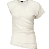 Maglia asimmetrica jersey 104652 A2CLI12 PINKO 
