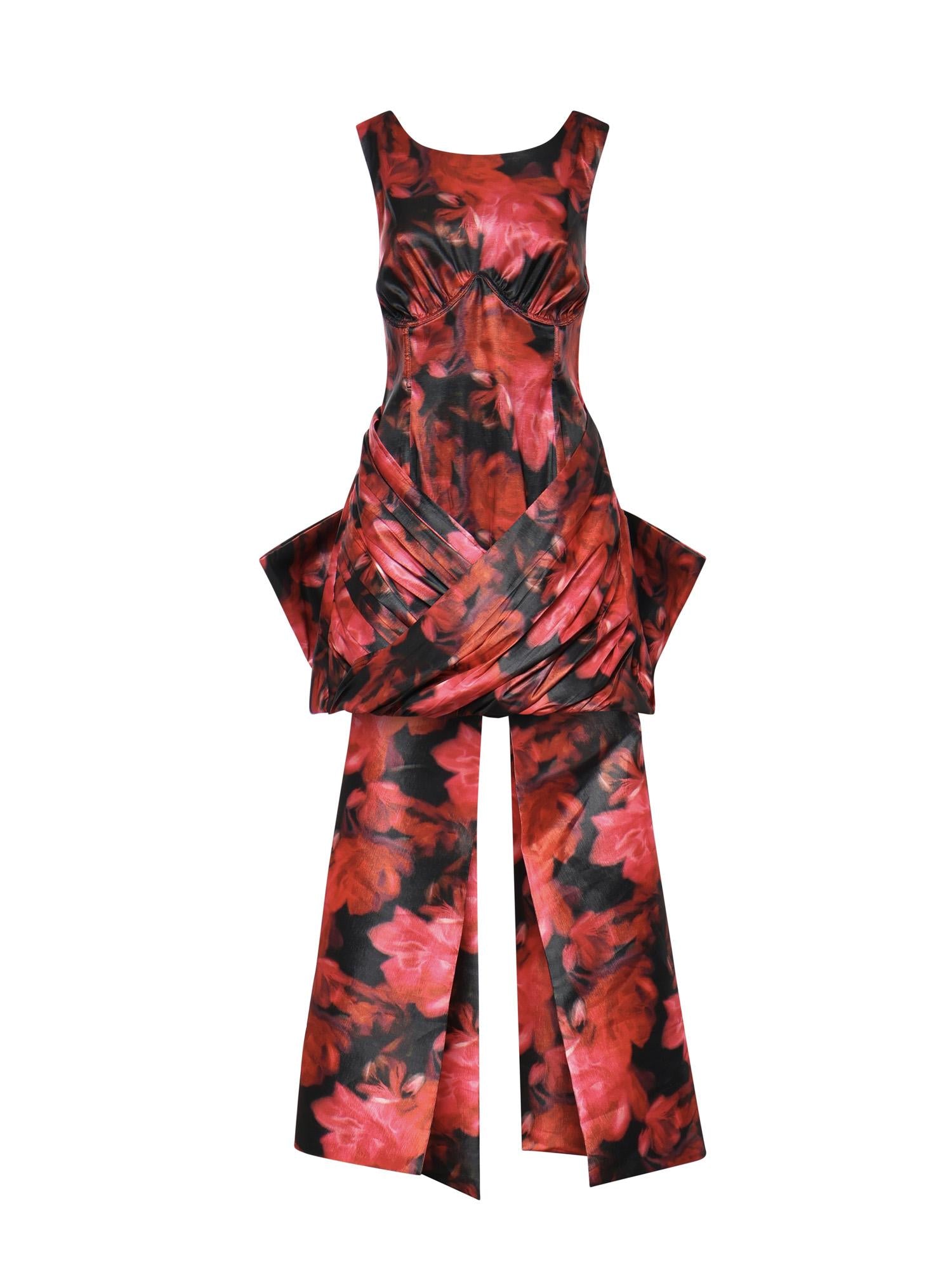 Mini abito Dark Romance CD3942 RED FOR LOVE & LEMONS 