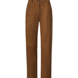 Pantaloni in pelle effetto velluto a coste 288726  MAGDA BUTRYM 