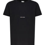 T-shirt logo in cotone 464572 YB2DQ1000 SAINT LAURENT 