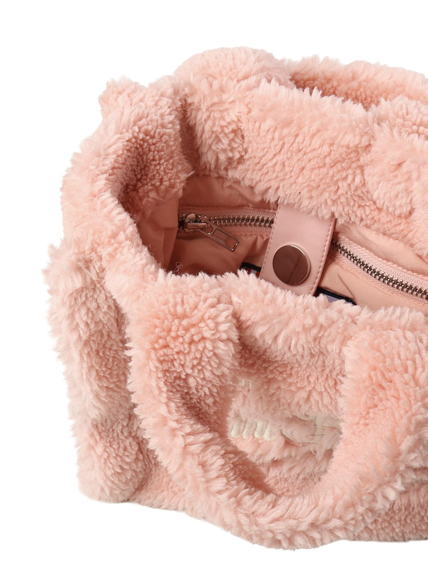 Mini bag Vanity teddy con logo VAMI029 01472I MC2 SAINT BARTH 