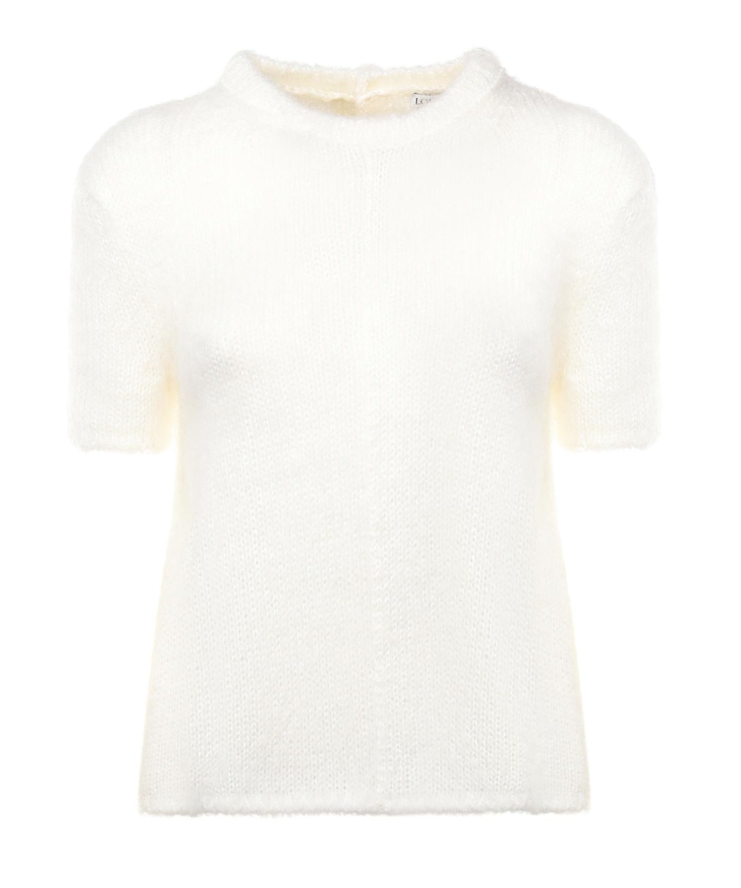 Maglia a maniche corte in misto mohair S540Y55K48 2100 LOEWE 