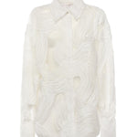 Camicia in tulle ricamato 79AAL644 JR008003 GENNY 