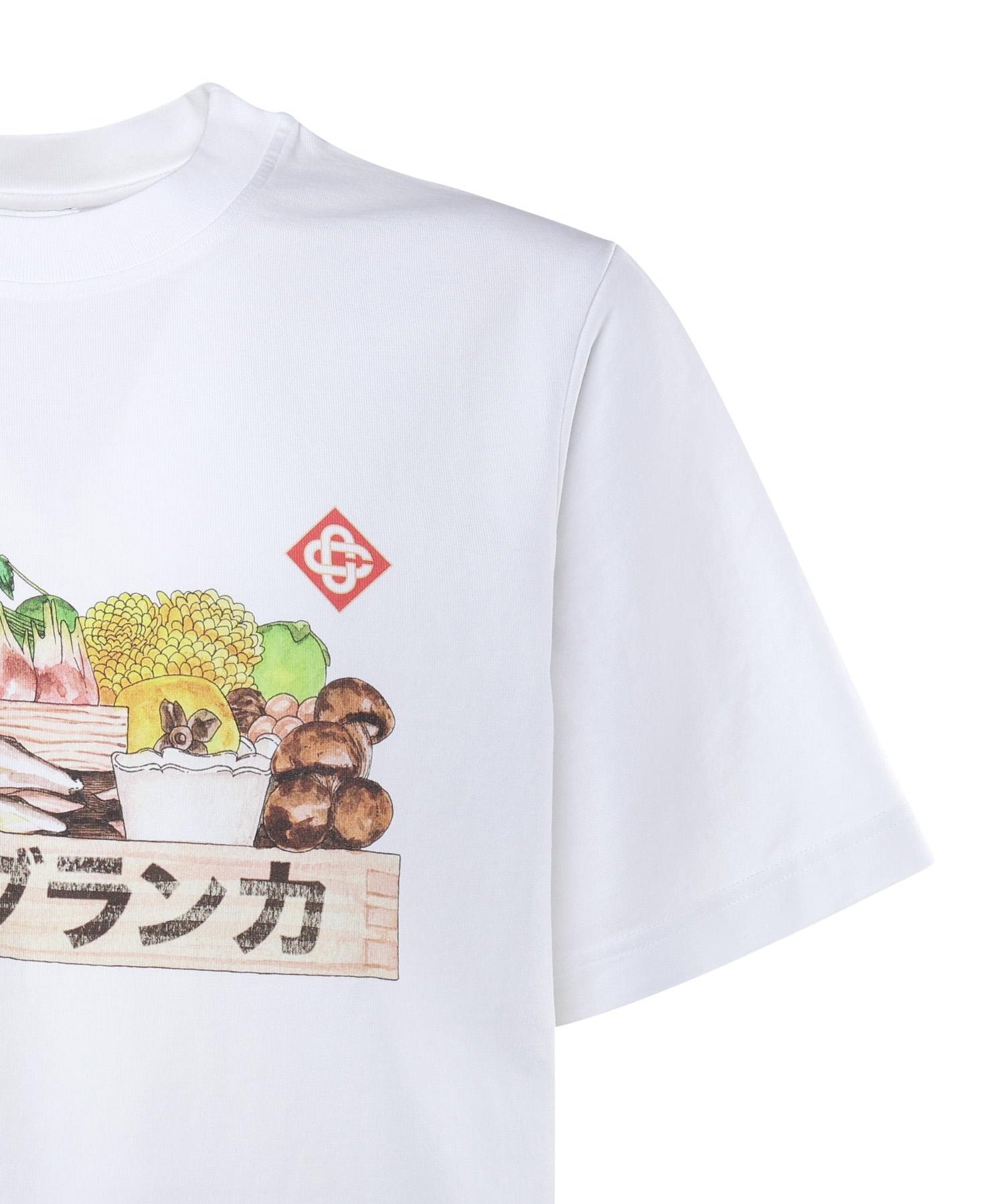 T-shirt con stampa in cotone MAW25JTS001 03 CASABLANCA 
